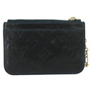 LOUIS VUITTON Vernis Pochette Cles NM Coin Purse Bluenuit M93665 LV Auth 188895-2