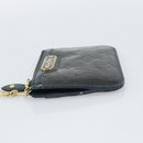 LOUIS VUITTON Vernis Pochette Cles NM Coin Purse Bluenuit M93665 LV Auth 188895-3