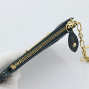 LOUIS VUITTON Vernis Pochette Cles NM Coin Purse Bluenuit M93665 LV Auth 188895-6