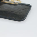 LOUIS VUITTON Vernis Pochette Cles NM Coin Purse Bluenuit M93665 LV Auth 188895-8