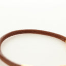 HERMES Jumbo Bracelet Leather Brown Auth 188897V-12