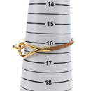 HERMES Jumbo Bracelet Leather Brown Auth 188898V-14