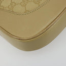 GUCCI GG Canvas Jackie Sherry Line Shoulder Bag Beige Silver 00963 Auth 188900V-15