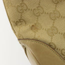GUCCI GG Canvas Jackie Sherry Line Shoulder Bag Beige Silver 00963 Auth 188900V-9