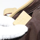GUCCI GG Canvas Jackie Sherry Line Shoulder Bag Beige Silver 00963 Auth 188900V-11