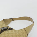 GUCCI GG Canvas Jackie Sherry Line Shoulder Bag Beige Silver 00963 Auth 188900V-14