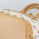 LOUIS VUITTON Monogram Multicolor Alma Hand Bag White M92647 LV Auth 188907V-9