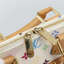 LOUIS VUITTON Monogram Multicolor Alma Hand Bag White M92647 LV Auth 188907V-17