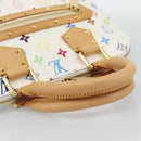 LOUIS VUITTON Monogram Multicolor Alma Hand Bag White M92647 LV Auth 188907V-7
