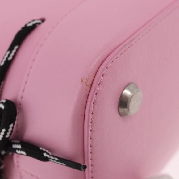 BALENCIAGA Sanrio Virutop HandleS Leather 2way Pink 619014 Auth 188908SM