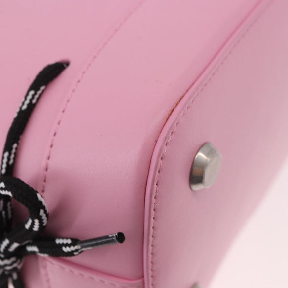 BALENCIAGA Sanrio Virutop HandleS Leather 2way Pink 619014 Auth 188908SM