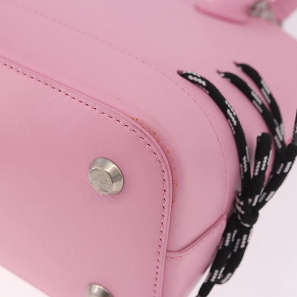 BALENCIAGA Sanrio Virutop HandleS Leather 2way Pink 619014 Auth 188908SM