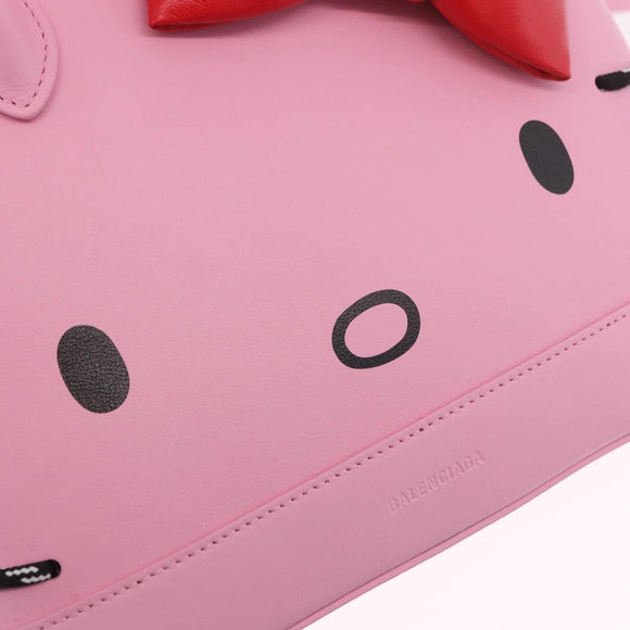 BALENCIAGA Sanrio Virutop HandleS Leather 2way Pink 619014 Auth 188908SM