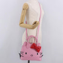 BALENCIAGA Sanrio Virutop HandleS Leather 2way Pink 619014 Auth 188908SM-31