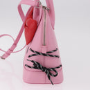 BALENCIAGA Sanrio Virutop HandleS Leather 2way Pink 619014 Auth 188908SM-3