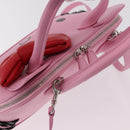 BALENCIAGA Sanrio Virutop HandleS Leather 2way Pink 619014 Auth 188908SM-6
