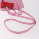 BALENCIAGA Sanrio Virutop HandleS Leather 2way Pink 619014 Auth 188908SM-8