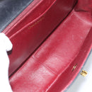 CHANEL Big Matelasse34 Chain Shoulder Bag Lamb Skin Black Gold CC Auth 188910V-10