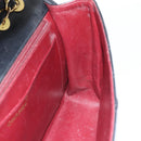 CHANEL Big Matelasse34 Chain Shoulder Bag Lamb Skin Black Gold CC Auth 188910V-19
