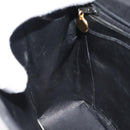 CHANEL Big Matelasse30 Chain Shoulder Bag Leather Black Gold CC Auth 188911V-19