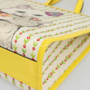 GUCCI Children's Yuko Higuchi Hand Bag Canvas Yellow 605614 Auth 188912M-10
