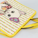 GUCCI Children's Yuko Higuchi Hand Bag Canvas Yellow 605614 Auth 188912M-6