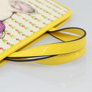 GUCCI Children's Yuko Higuchi Hand Bag Canvas Yellow 605614 Auth 188912M-7