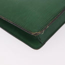 LOUIS VUITTON Epi Montaigne 27 Clutch Bag Green M52654 LV Auth 188920-7