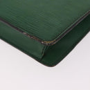 LOUIS VUITTON Epi Montaigne 27 Clutch Bag Green M52654 LV Auth 188920-16