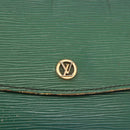 LOUIS VUITTON Epi Montaigne 27 Clutch Bag Green M52654 LV Auth 188920-17