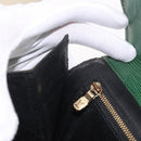 LOUIS VUITTON Epi Montaigne 27 Clutch Bag Green M52654 LV Auth 188920-11
