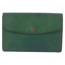 LOUIS VUITTON Epi Montaigne 27 Clutch Bag Green M52654 LV Auth 188920-13