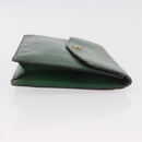 LOUIS VUITTON Epi Montaigne 27 Clutch Bag Green M52654 LV Auth 188920-3
