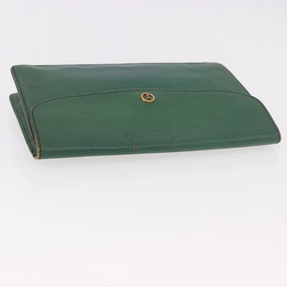 LOUIS VUITTON Epi Montaigne 27 Clutch Bag Green M52654 LV Auth 188920
