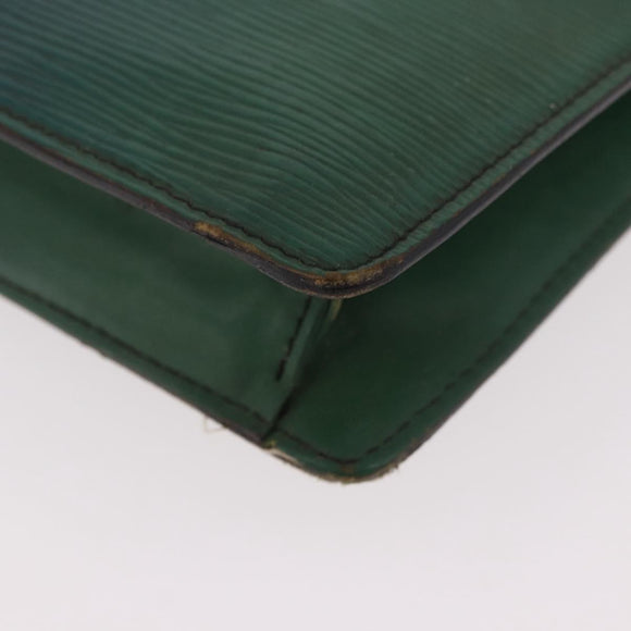 LOUIS VUITTON Epi Montaigne 27 Clutch Bag Green M52654 LV Auth 188920