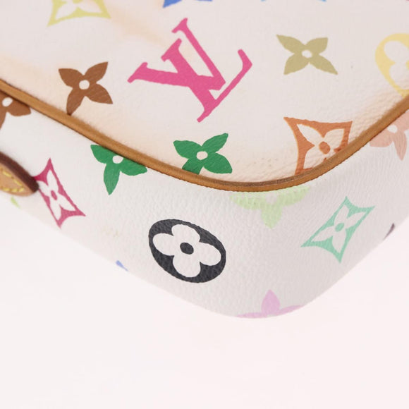 LOUIS VUITTON Monogram Multicolor Lift Shoulder Bag White M40055 LV Auth 188921