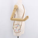 LOUIS VUITTON Monogram Multicolor Lift Shoulder Bag White M40055 LV Auth 188921-23