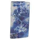 LOUIS VUITTON Monogram Bandana Brazza Portefeuille Navy M81405 Auth 188922-1