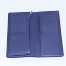 LOUIS VUITTON Monogram Bandana Brazza Portefeuille Navy M81405 Auth 188922-8