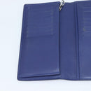 LOUIS VUITTON Monogram Bandana Brazza Portefeuille Navy M81405 Auth 188922-18