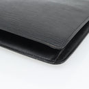 LOUIS VUITTON Epi Pochette Homme Clutch Bag Black M52522 LV Auth 188924-15