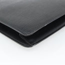 LOUIS VUITTON Epi Pochette Homme Clutch Bag Black M52522 LV Auth 188924-16