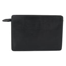 LOUIS VUITTON Epi Pochette Homme Clutch Bag Black M52522 LV Auth 188924-2