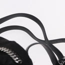 Stella MacCartney Falabella Backpack polyester Black Silver Auth 188925A-10