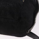 Stella MacCartney Falabella Backpack polyester Black Silver Auth 188925A-13