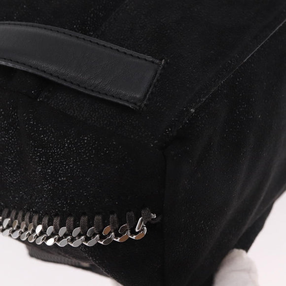 Stella MacCartney Falabella Backpack polyester Black Silver Auth 188925A