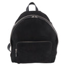 Stella MacCartney Falabella Backpack polyester Black Silver Auth 188925A-2
