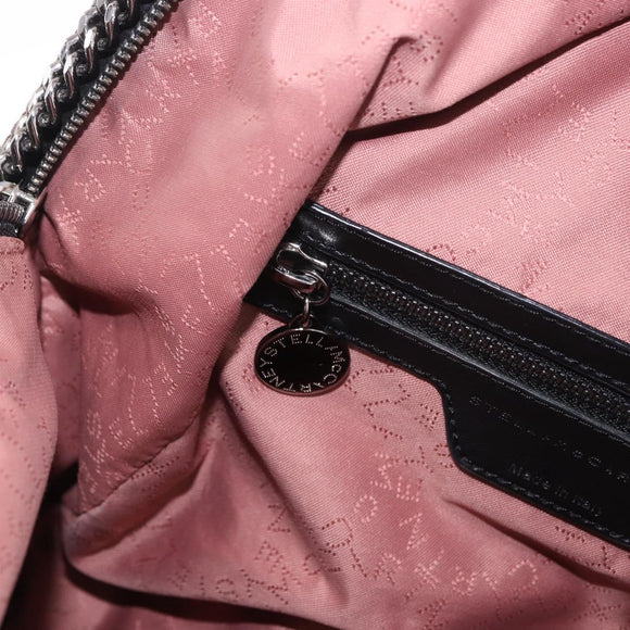 Stella MacCartney Falabella Backpack polyester Black Silver Auth 188925A