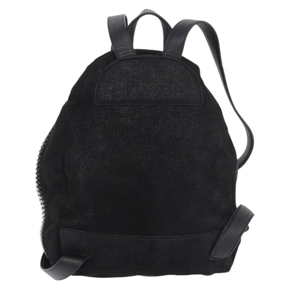 Stella MacCartney Falabella Backpack polyester Black Silver Auth 188925A