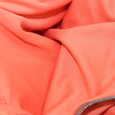 FENDI Tote Bag Cotton jersey Orange Silver Auth 188926-24